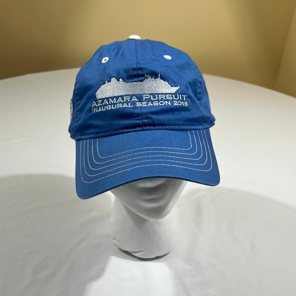 Ahead Azamara Pursuit Baseball Cap Unisex OS Blue Inaugural Season 2018 NWT